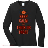 Keep Calm And Trick Or Treat Women's Long Sleeve Shirt thumb 0