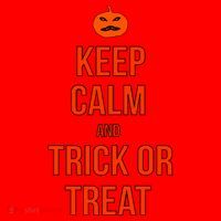 Keep Calm And Trick Or Treat Santa Hat thumb 1