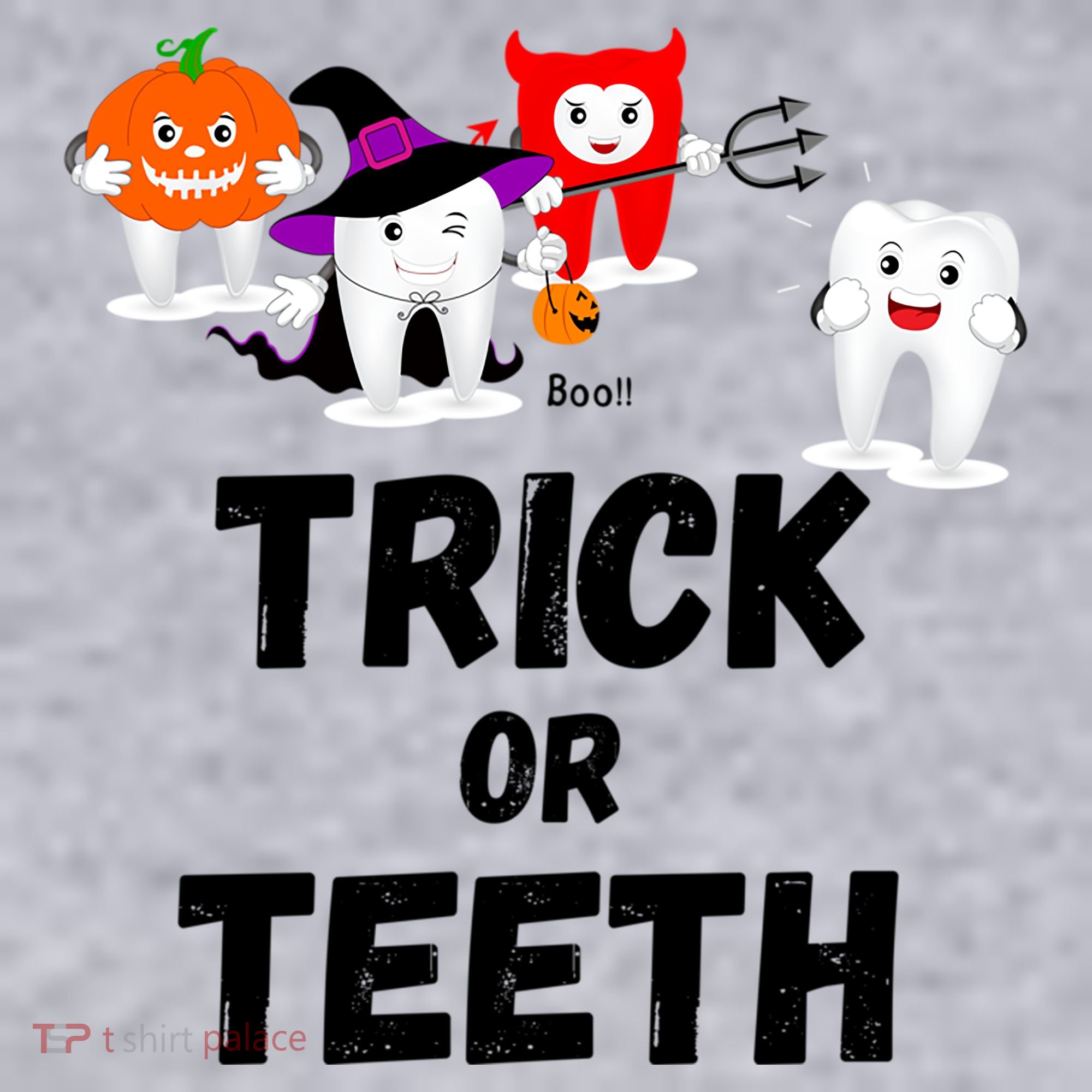 Trick Or Teeth Funny Tooth Dental Squad Halloween Costume Great Gift Women's Sweatshirt