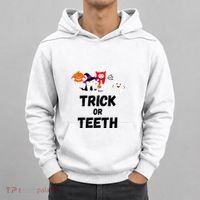Trick Or Teeth Funny Tooth Dental Squad Halloween Costume Great Gift Hoodie thumb 0