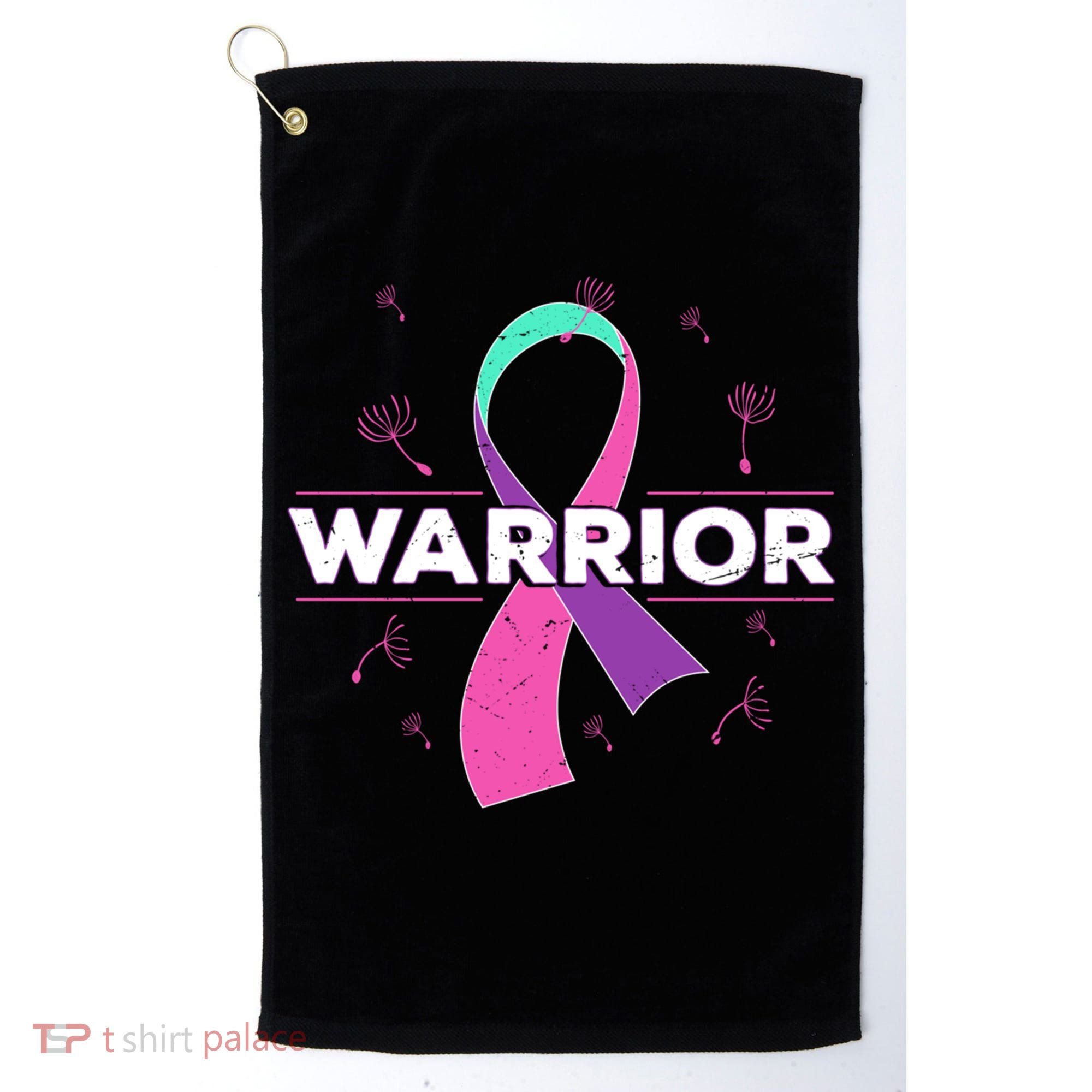Thyroid Or Thyroid Awareness Or Thyroid Cancer Warrior Cute Gift Golf Towel