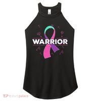 Thyroid Or Thyroid Awareness Or Thyroid Cancer Warrior Cute Gift Women's Perfect Tri Rocker Tank thumb 0