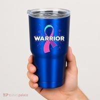 Thyroid Or Thyroid Awareness Or Thyroid Cancer Warrior Cute Gift Tumbler thumb 2