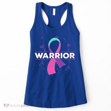 Thyroid Or Thyroid Awareness Or Thyroid Cancer Warrior Cute Gift Women's Tank Top