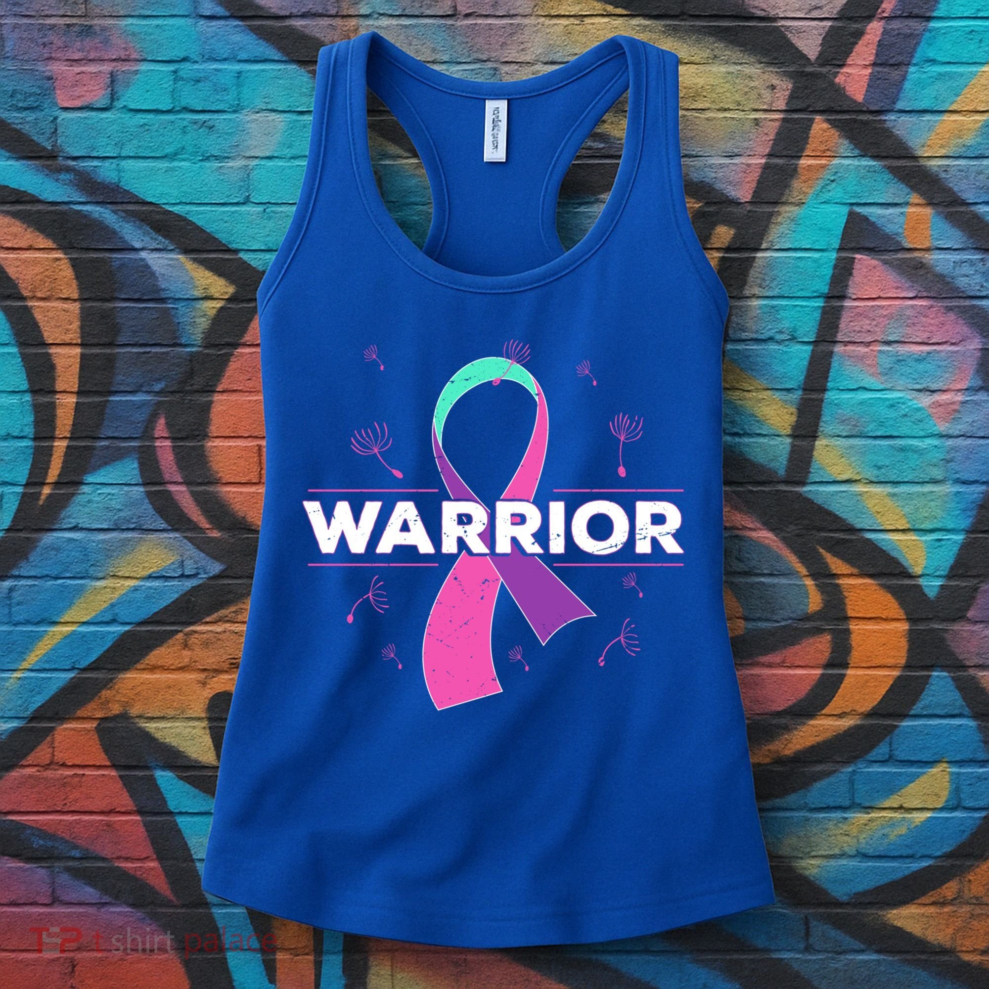 Thyroid Or Thyroid Awareness Or Thyroid Cancer Warrior Cute Gift Women's Tank Top