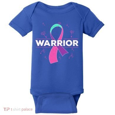 Thyroid Or Thyroid Awareness Or Thyroid Cancer Warrior Cute Gift Baby Bodysuit