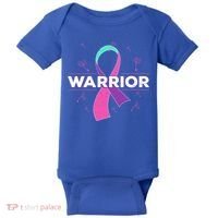 Thyroid Or Thyroid Awareness Or Thyroid Cancer Warrior Cute Gift Baby Bodysuit thumb 0