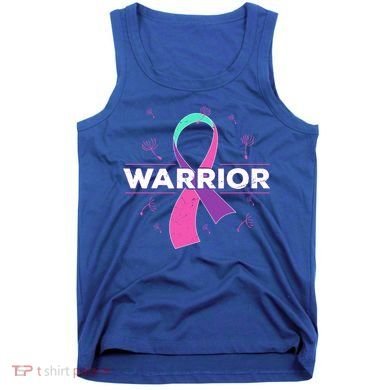 Thyroid Or Thyroid Awareness Or Thyroid Cancer Warrior Cute Gift Tank Top