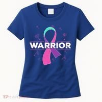 Thyroid Or Thyroid Awareness Or Thyroid Cancer Warrior Cute Gift Women's T-Shirt thumb 0
