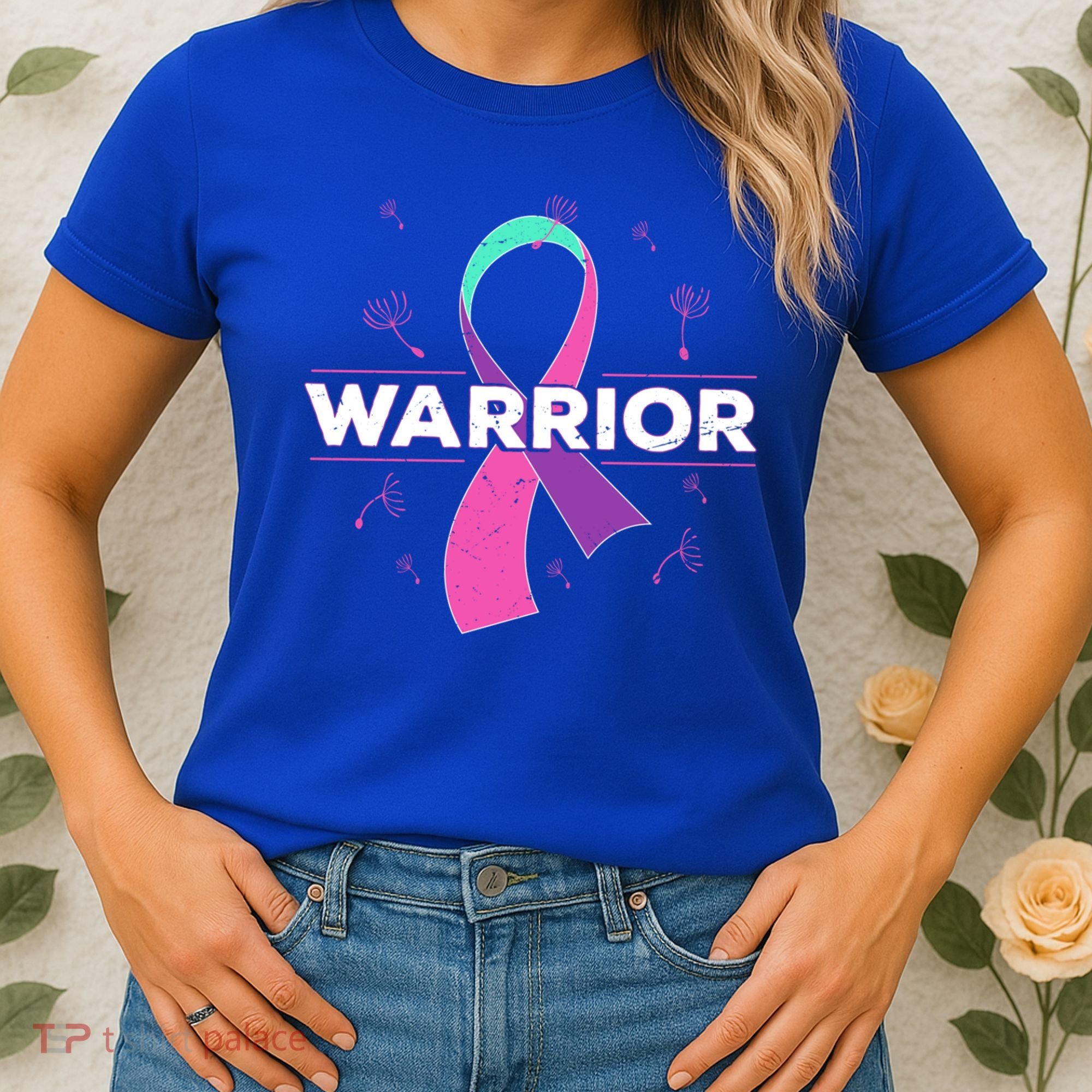 Thyroid Or Thyroid Awareness Or Thyroid Cancer Warrior Cute Gift Women's T-Shirt