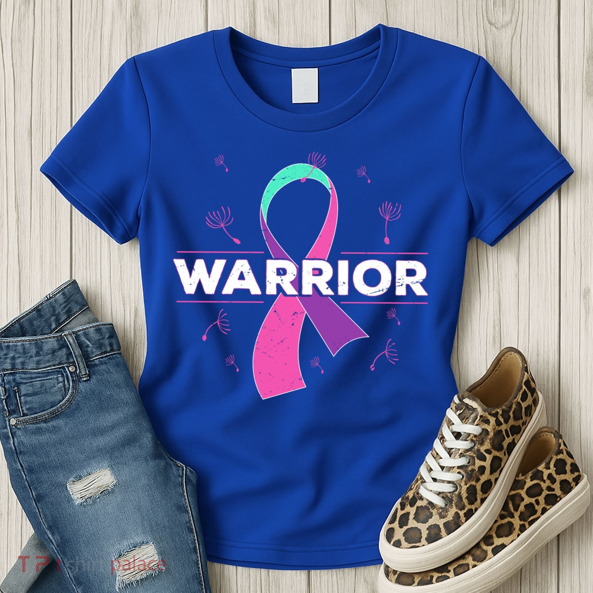 Thyroid Or Thyroid Awareness Or Thyroid Cancer Warrior Cute Gift Women's T-Shirt