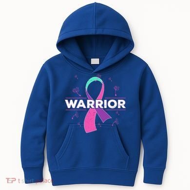 Thyroid Or Thyroid Awareness Or Thyroid Cancer Warrior Cute Gift Kids Hoodie