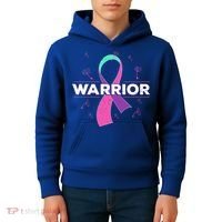 Thyroid Or Thyroid Awareness Or Thyroid Cancer Warrior Cute Gift Kids Hoodie thumb 4