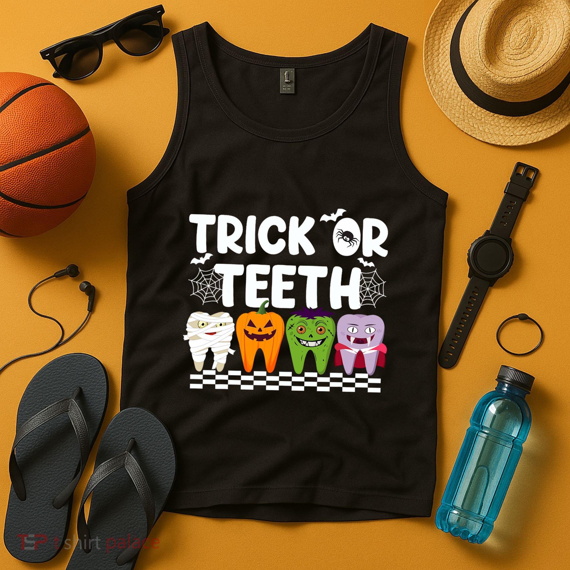 Trick Or Teeth Halloween Costumes Dental Tank Top