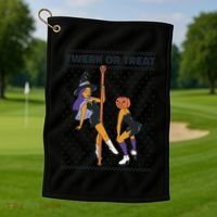 Twerk Or Treat Golf Towel thumb 1