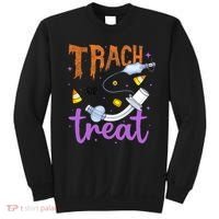 Trach Or Treat Nurse Respiratory Therapist ICU RN Halloween Sweatshirt thumb 0