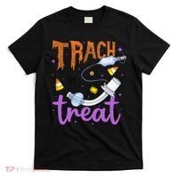 Trach Or Treat Nurse Respiratory Therapist ICU RN Halloween T-Shirt thumb 0