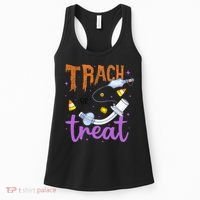 Trach Or Treat Nurse Respiratory Therapist ICU RN Halloween Women's Tank Top thumb 0
