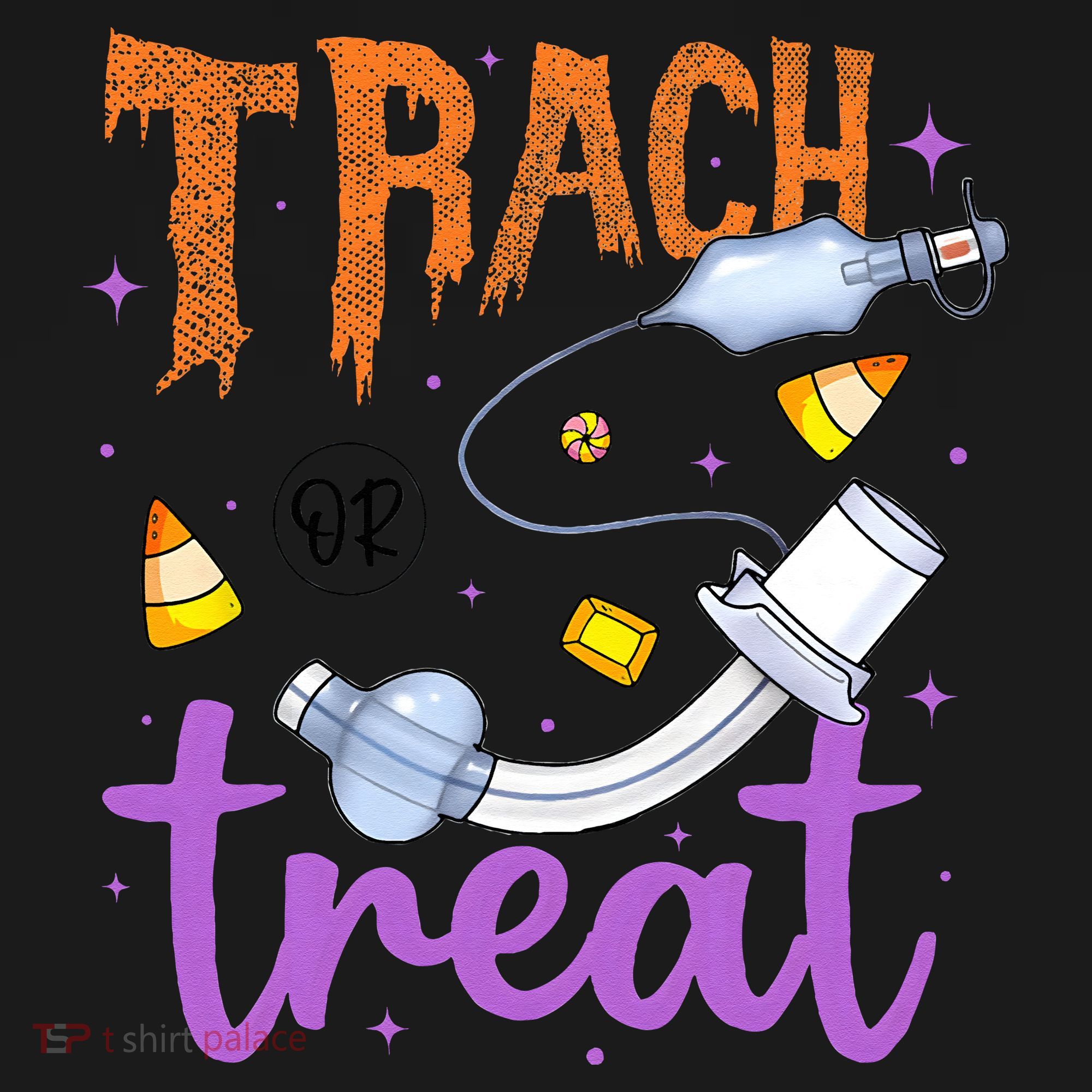 Trach Or Treat Nurse Respiratory Therapist ICU RN Halloween Women's Tank Top