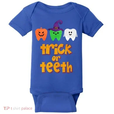 Trick Or Teeth Gift Baby Bodysuit