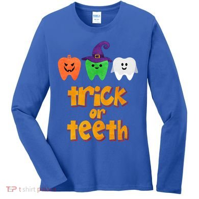 Trick Or Teeth Gift Women's Long Sleeve Shirt