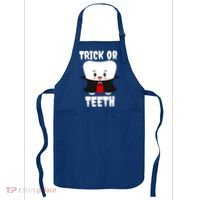 Trick Or Teeth Tooth Vampire Dentist Hygienist Funny Dental Cool Gift Apron thumb 0