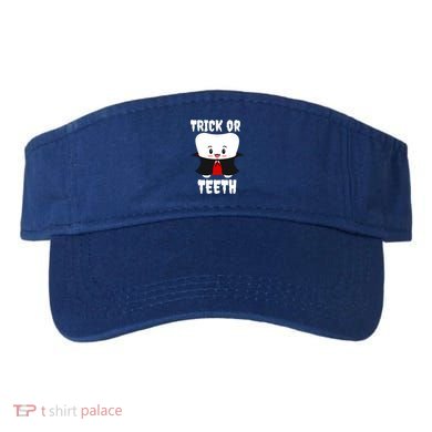 Trick Or Teeth Tooth Vampire Dentist Hygienist Funny Dental Cool Gift Visor