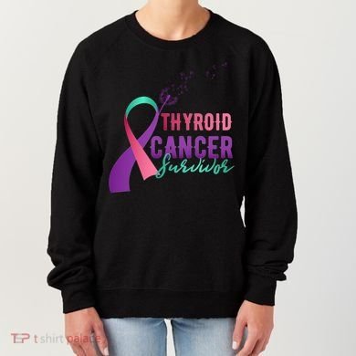 Thyroid Or Thyroid Awareness Or Thyroid Cancer Survivor Cool Gift Women's Sweatshirt