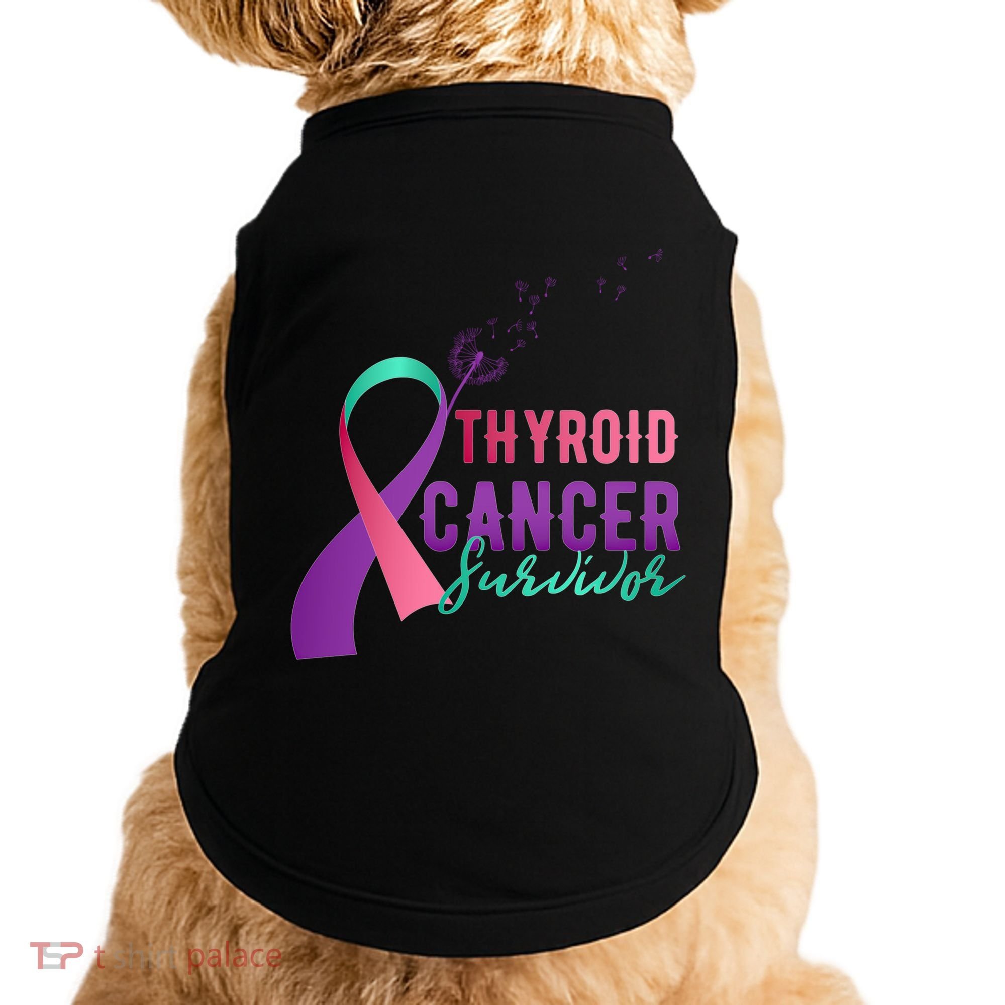 Thyroid Or Thyroid Awareness Or Thyroid Cancer Survivor Cool Gift Doggie Tank