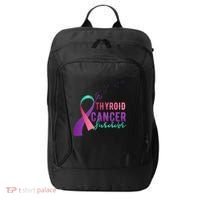 Thyroid Or Thyroid Awareness Or Thyroid Cancer Survivor Cool Gift City Backpack thumb 0