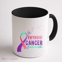 Thyroid Or Thyroid Awareness Or Thyroid Cancer Survivor Cool Gift Coffee Mug thumb 1