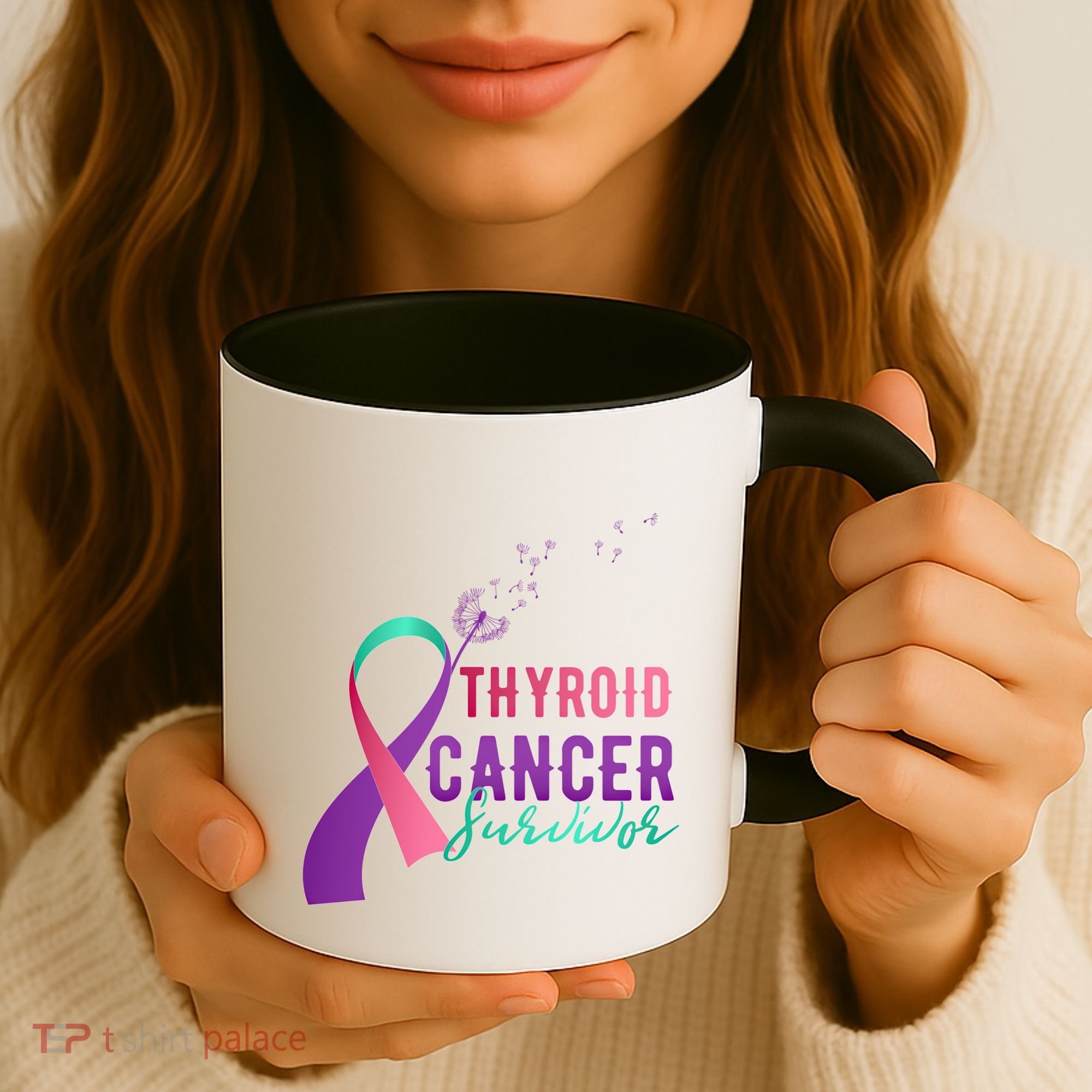 Thyroid Or Thyroid Awareness Or Thyroid Cancer Survivor Cool Gift Coffee Mug
