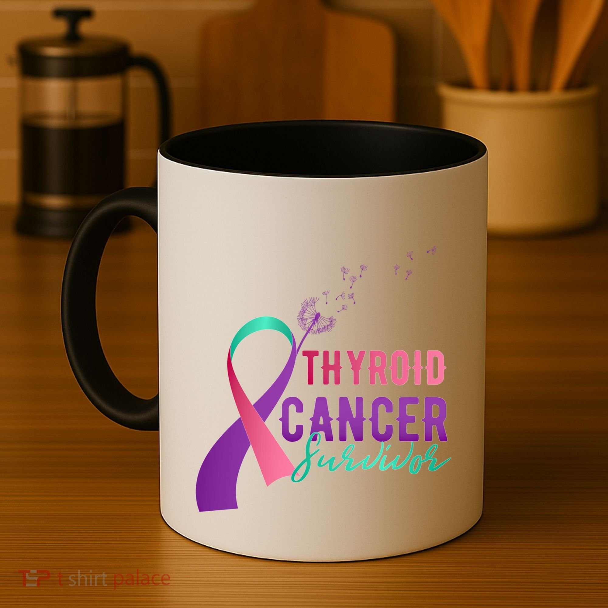Thyroid Or Thyroid Awareness Or Thyroid Cancer Survivor Cool Gift Coffee Mug