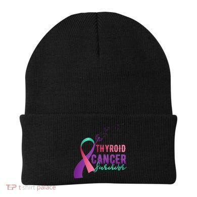 Thyroid Or Thyroid Awareness Or Thyroid Cancer Survivor Cool Gift Beanie