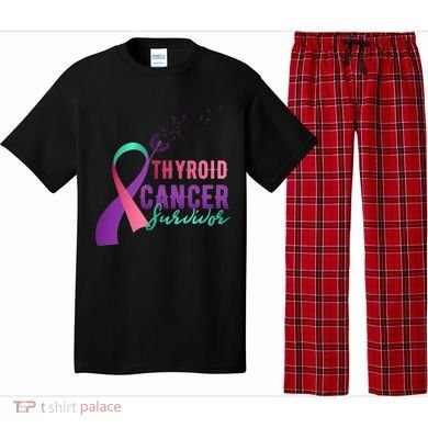 Thyroid Or Thyroid Awareness Or Thyroid Cancer Survivor Cool Gift Pajama Set