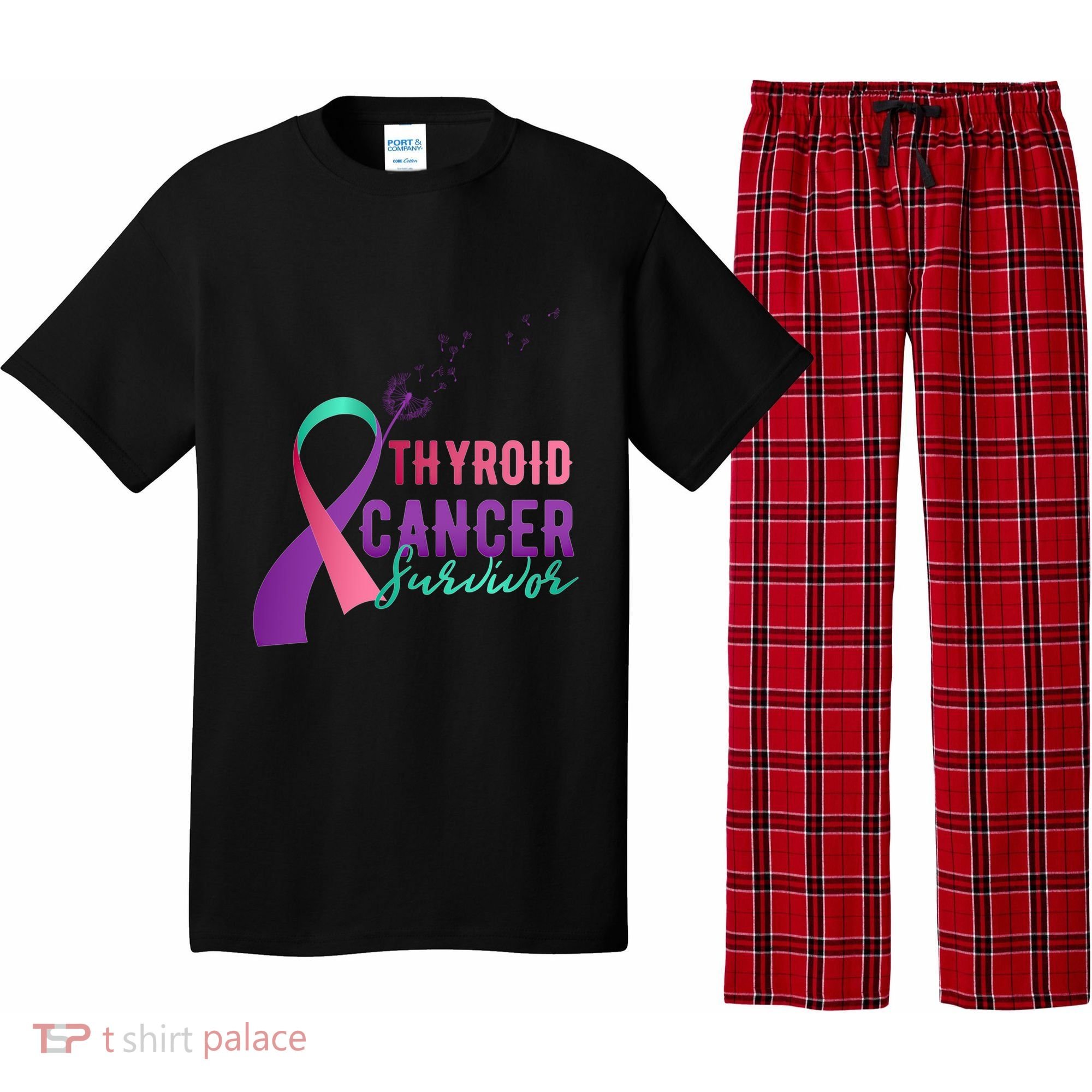 Thyroid Or Thyroid Awareness Or Thyroid Cancer Survivor Cool Gift Pajama Set