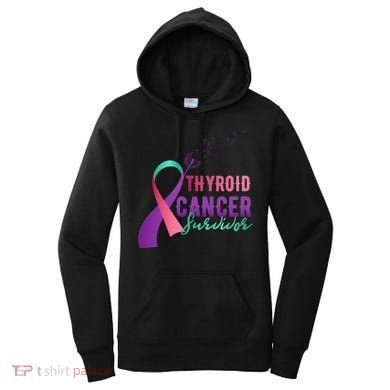 Thyroid Or Thyroid Awareness Or Thyroid Cancer Survivor Cool Gift Women's Hoodie