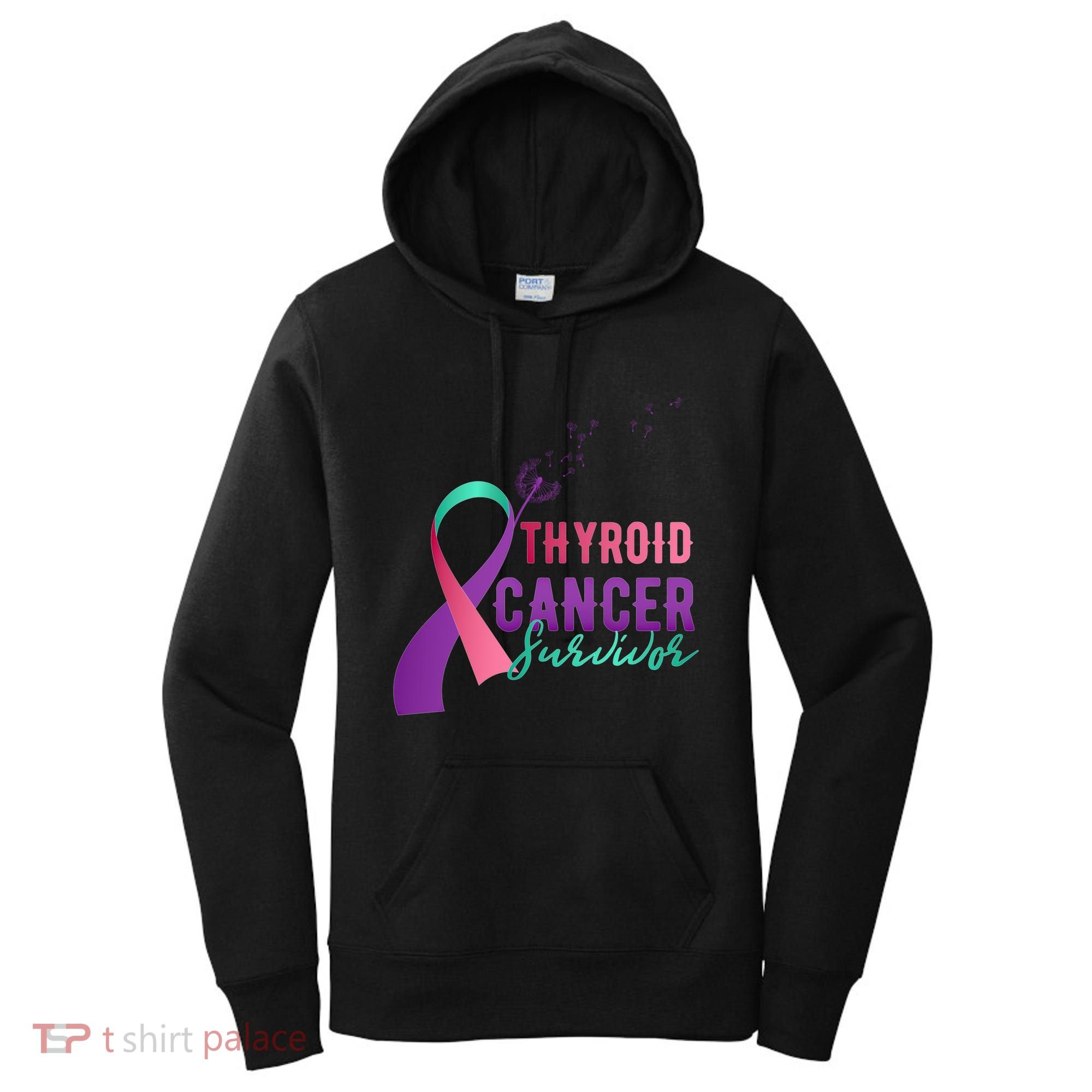 Thyroid Or Thyroid Awareness Or Thyroid Cancer Survivor Cool Gift Women's Hoodie
