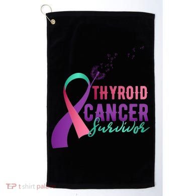 Thyroid Or Thyroid Awareness Or Thyroid Cancer Survivor Cool Gift Golf Towel