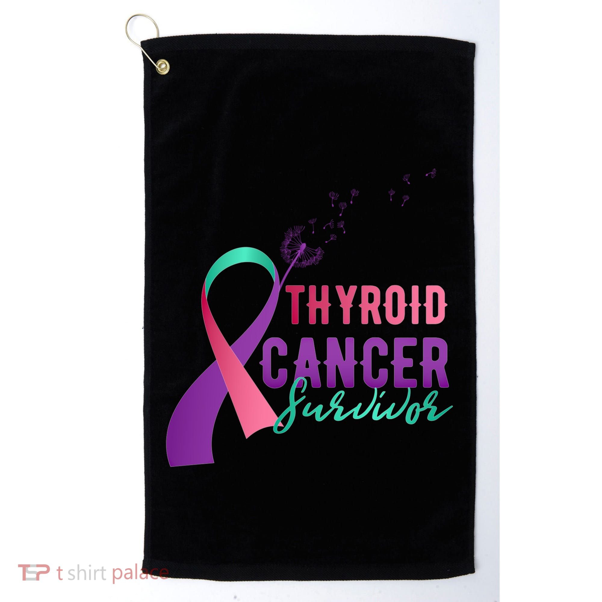 Thyroid Or Thyroid Awareness Or Thyroid Cancer Survivor Cool Gift Golf Towel