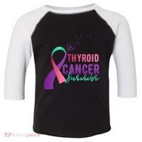 Thyroid Or Thyroid Awareness Or Thyroid Cancer Survivor Cool Gift Toddler Fine Jersey T-Shirt thumb 0