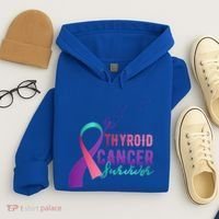Thyroid Or Thyroid Awareness Or Thyroid Cancer Survivor Cool Gift Hoodie thumb 4