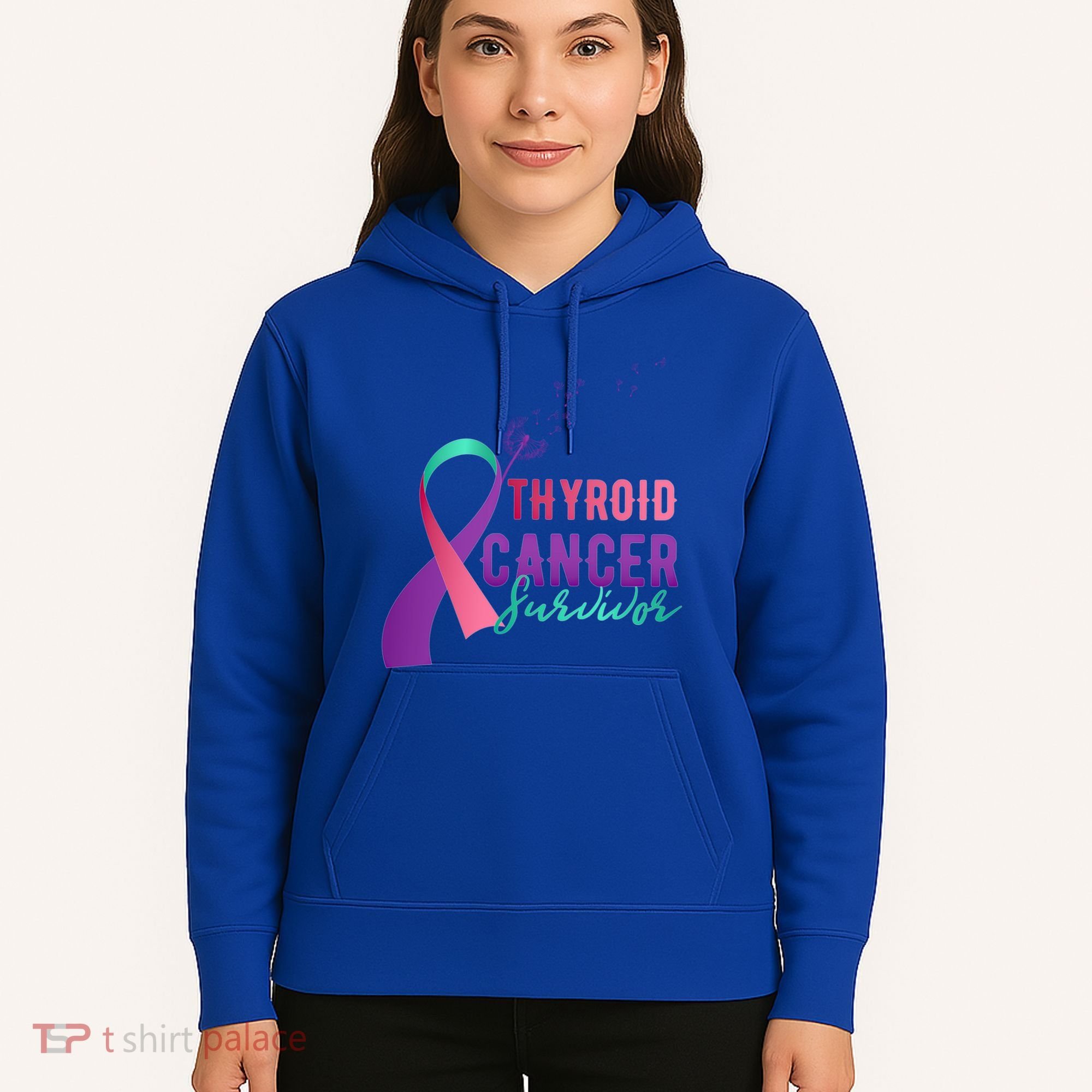 Thyroid Or Thyroid Awareness Or Thyroid Cancer Survivor Cool Gift Hoodie
