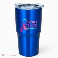 Thyroid Or Thyroid Awareness Or Thyroid Cancer Survivor Cool Gift Tumbler thumb 0