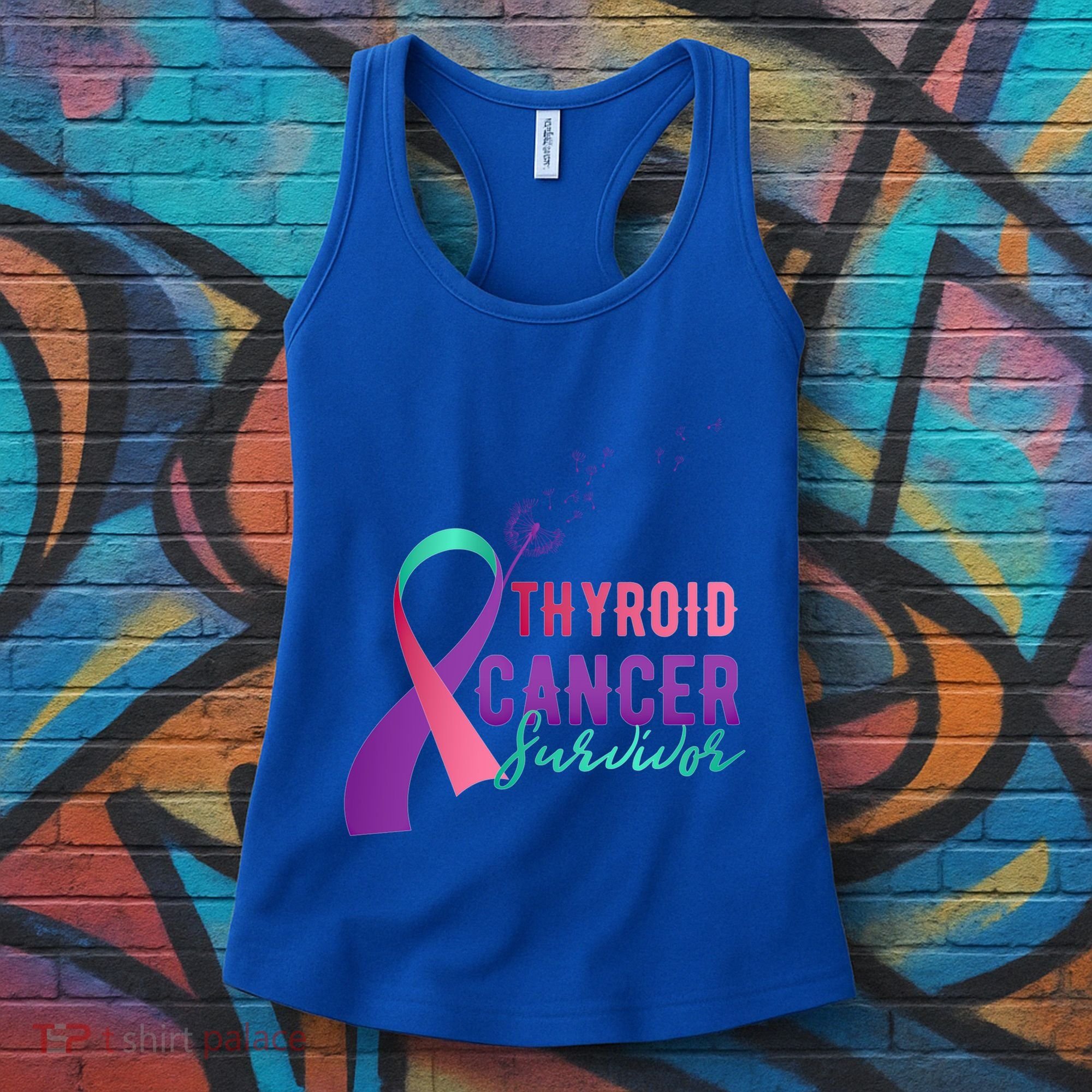 Thyroid Or Thyroid Awareness Or Thyroid Cancer Survivor Cool Gift Women's Tank Top