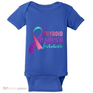 Thyroid Or Thyroid Awareness Or Thyroid Cancer Survivor Cool Gift Baby Bodysuit