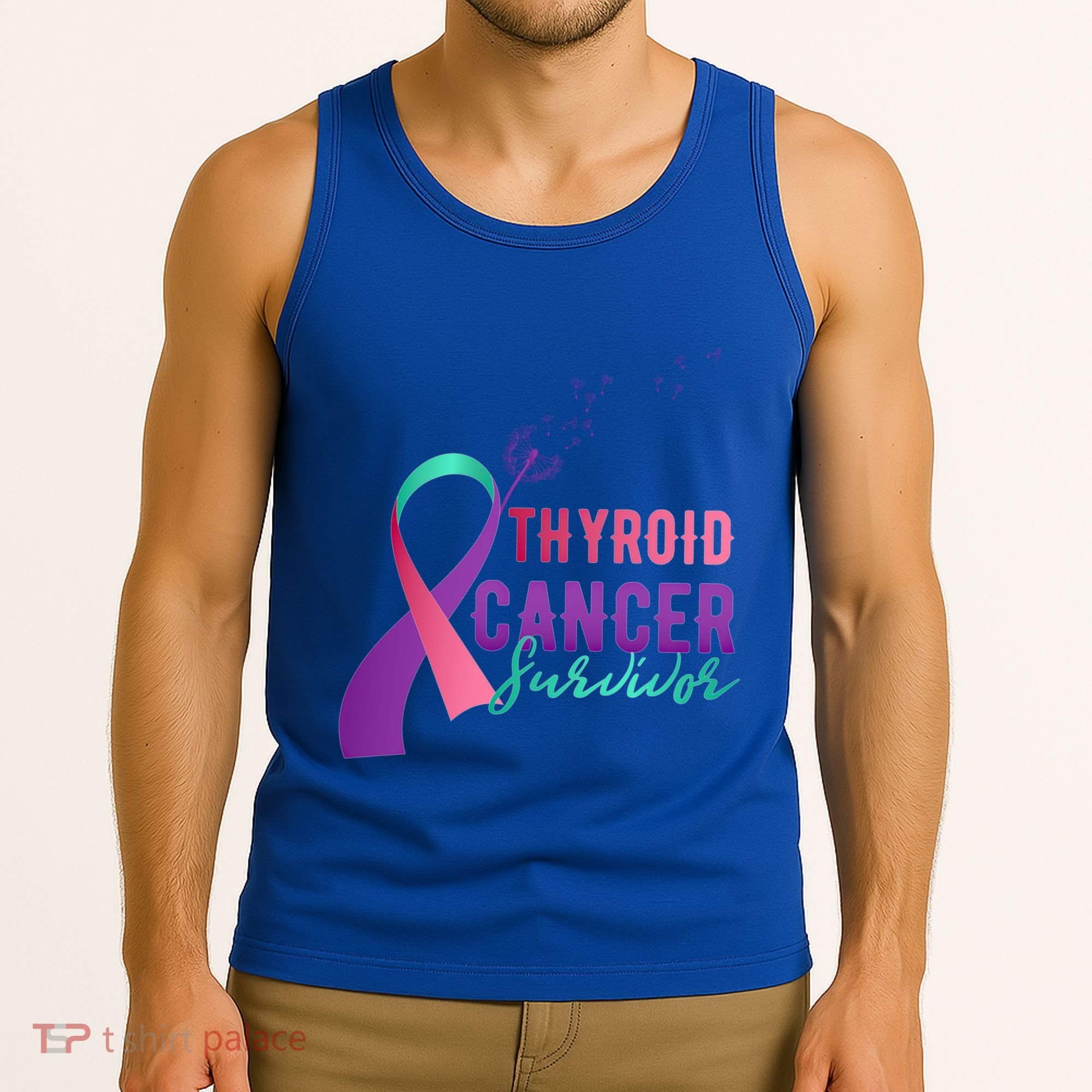 Thyroid Or Thyroid Awareness Or Thyroid Cancer Survivor Cool Gift Tank Top