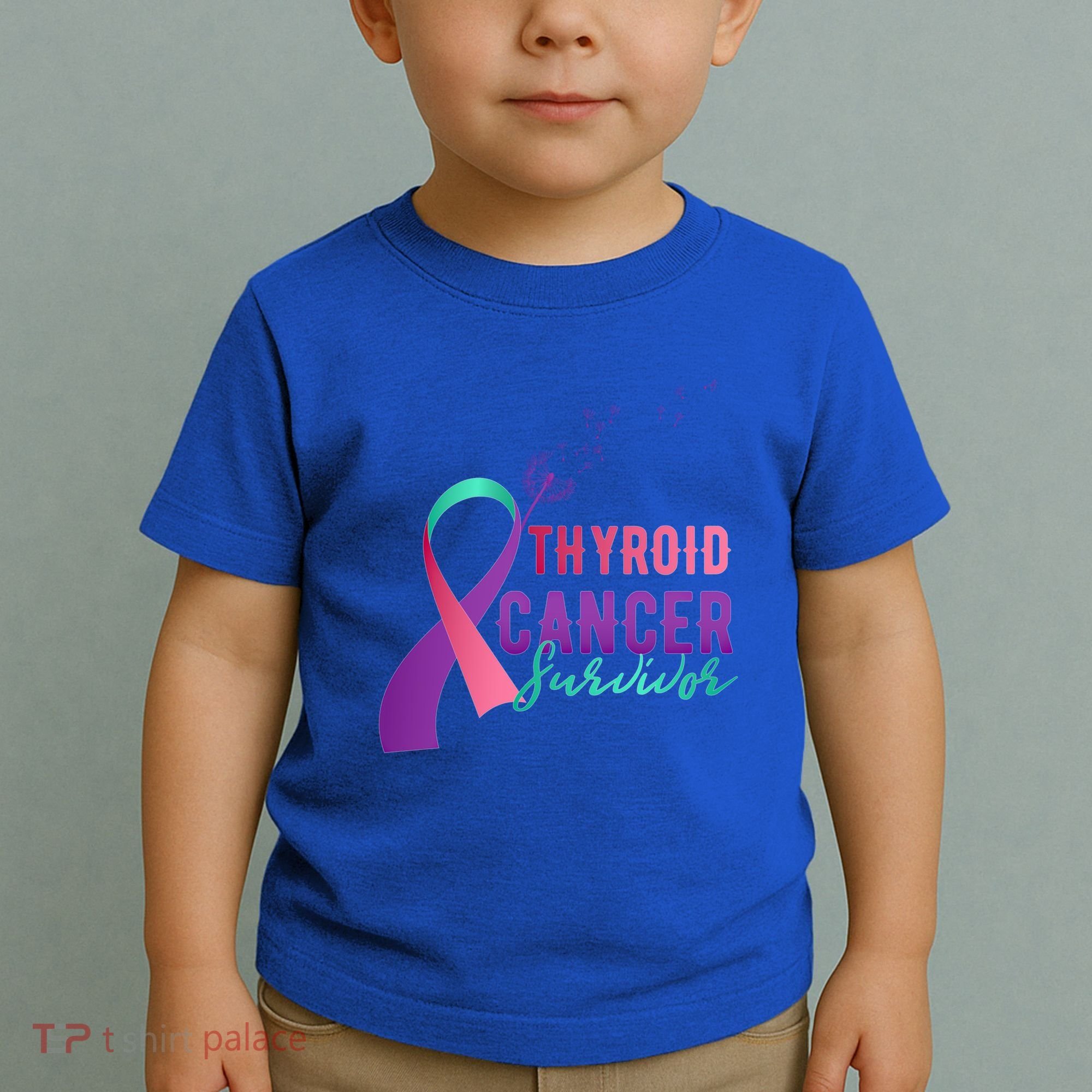 Thyroid Or Thyroid Awareness Or Thyroid Cancer Survivor Cool Gift Toddler T-Shirt