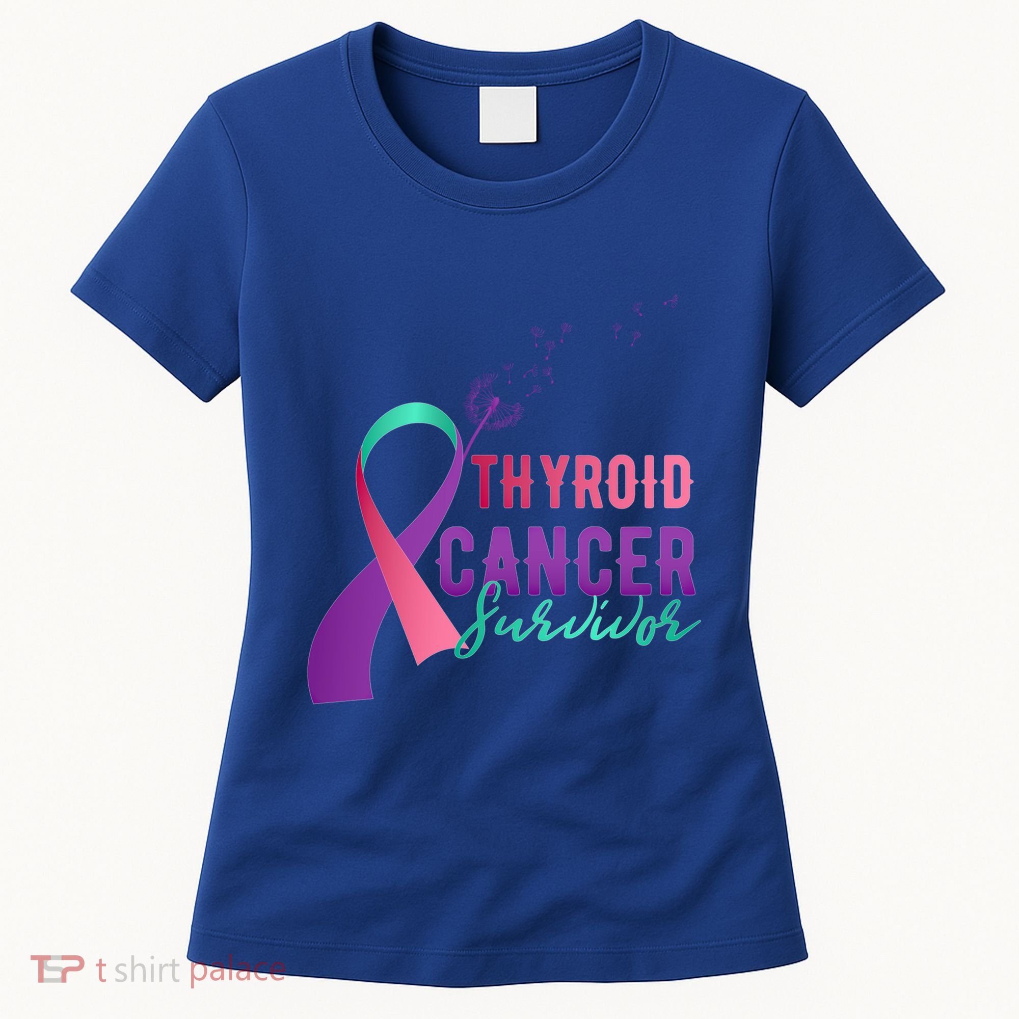 Thyroid Or Thyroid Awareness Or Thyroid Cancer Survivor Cool Gift Women's T-Shirt