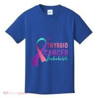 Thyroid Or Thyroid Awareness Or Thyroid Cancer Survivor Cool Gift Kids T-Shirt thumb 0